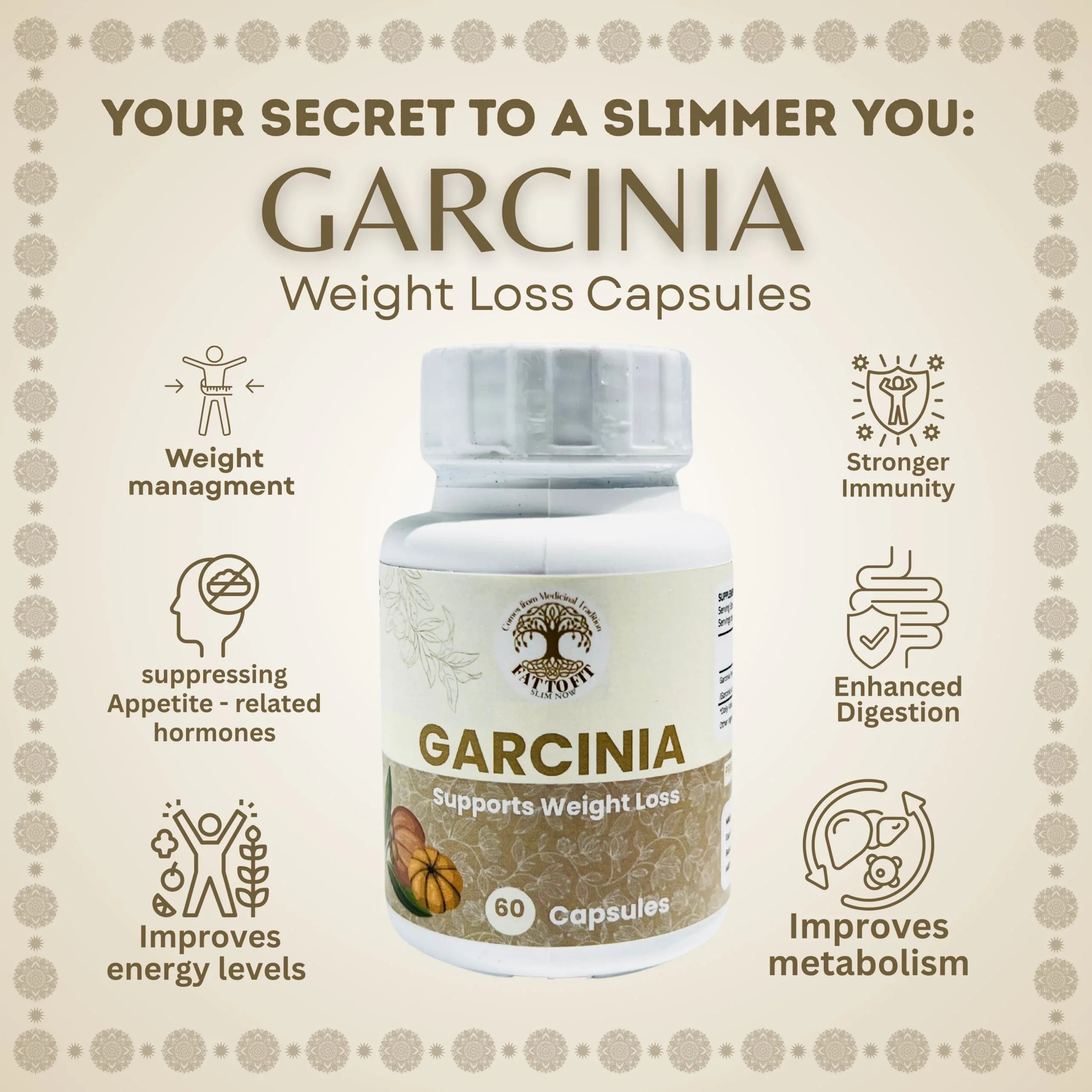GARCINIA Supports weight loss