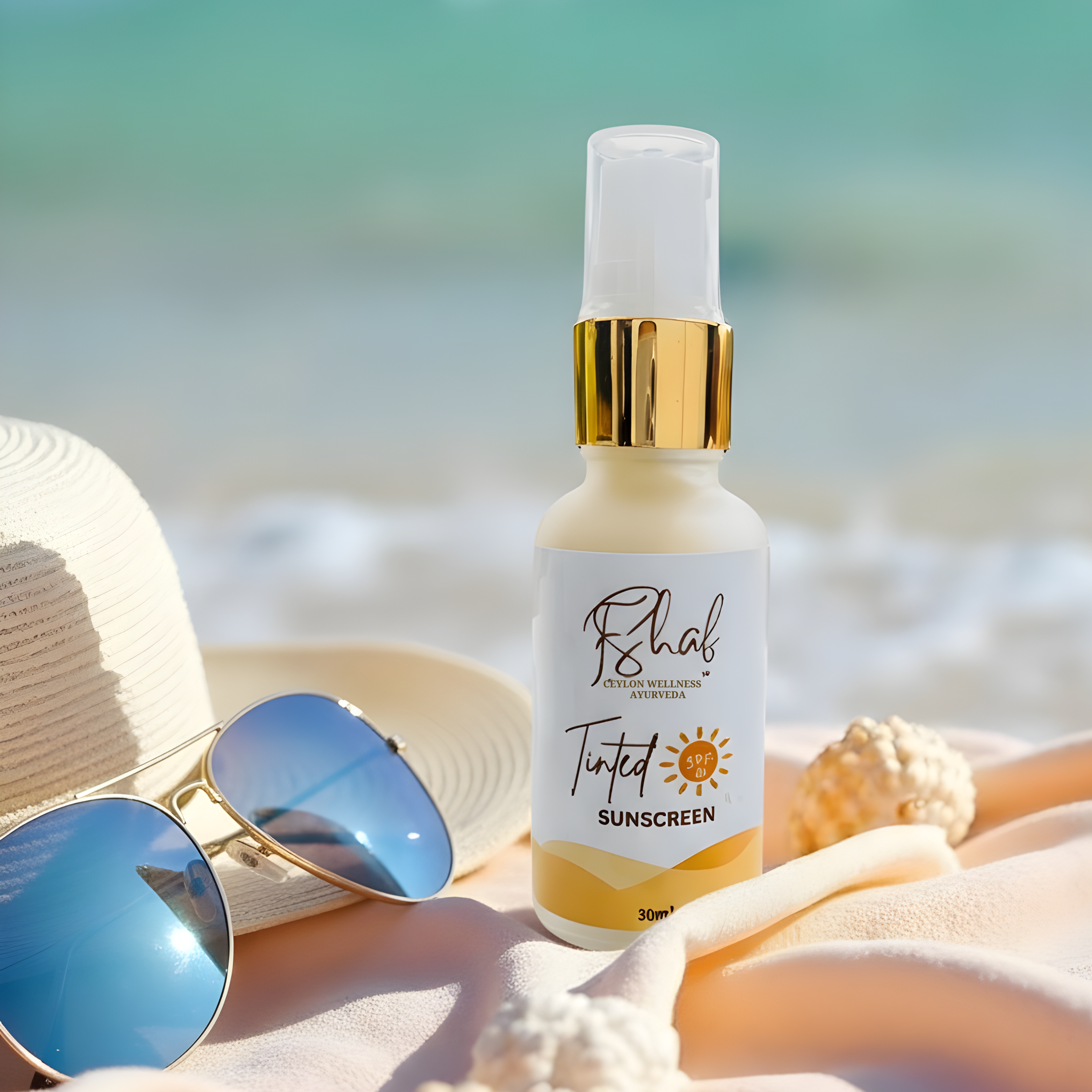 Tinted Sunscreen cream with spf30