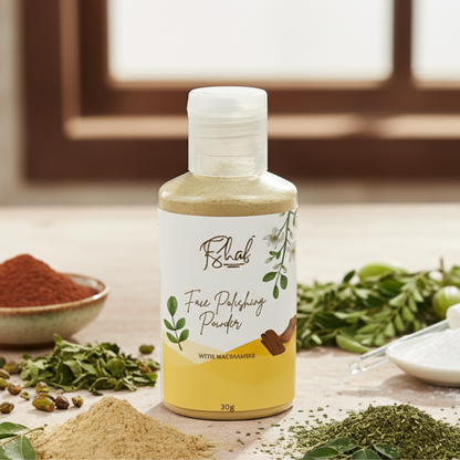 Face polishing powder with Niacinamide